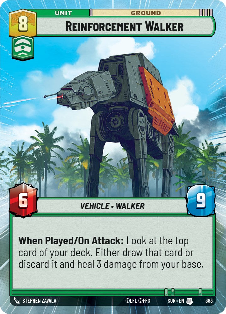 Reinforcement Walker (Hyperspace) (383) [Spark of Rebellion] | Fandemonia Ltd