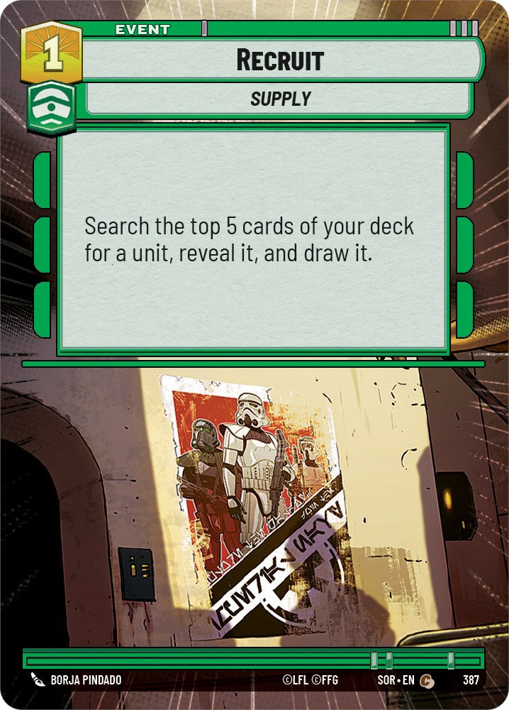 Recruit (Hyperspace) (387) [Spark of Rebellion] | Fandemonia Ltd