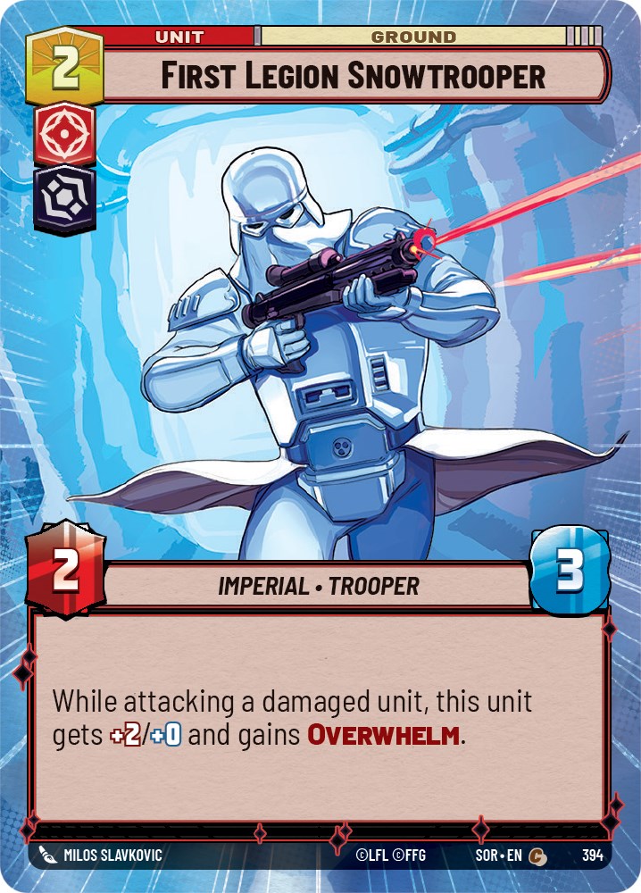 First Legion Snowtrooper (Hyperspace) (394) [Spark of Rebellion] | Fandemonia Ltd