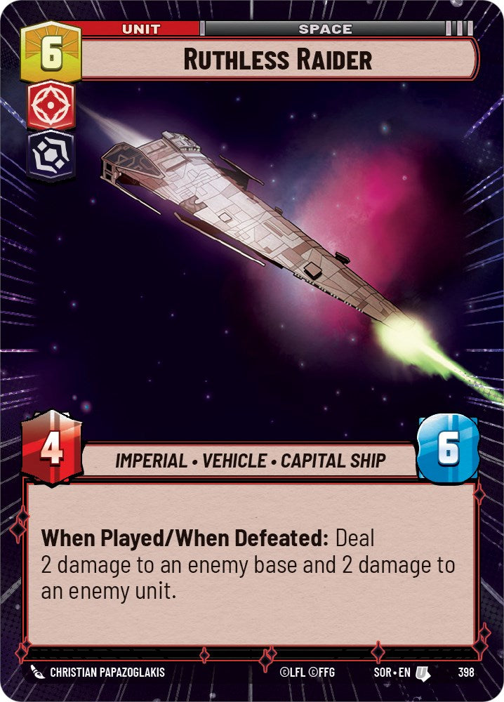 Ruthless Raider (Hyperspace) (398) [Spark of Rebellion] | Fandemonia Ltd