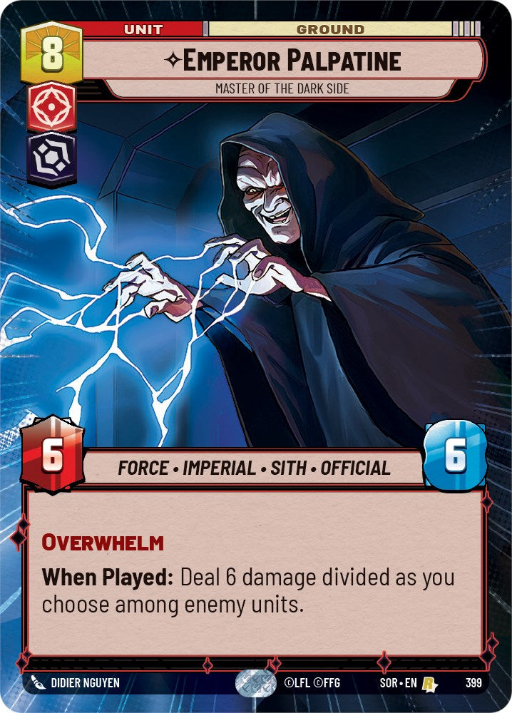 Emperor Palpatine - Master of the Dark Side (Hyperspace) (399) [Spark of Rebellion] | Fandemonia Ltd