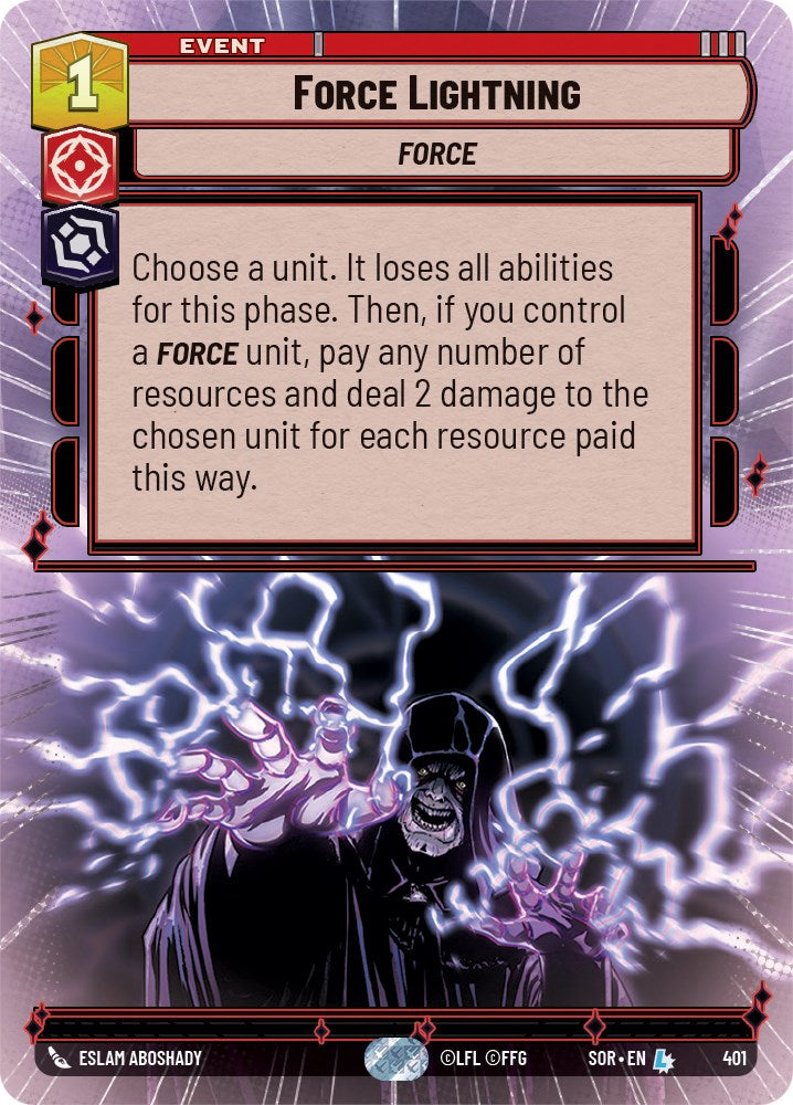 Force Lightning (Hyperspace) (401) [Spark of Rebellion] | Fandemonia Ltd