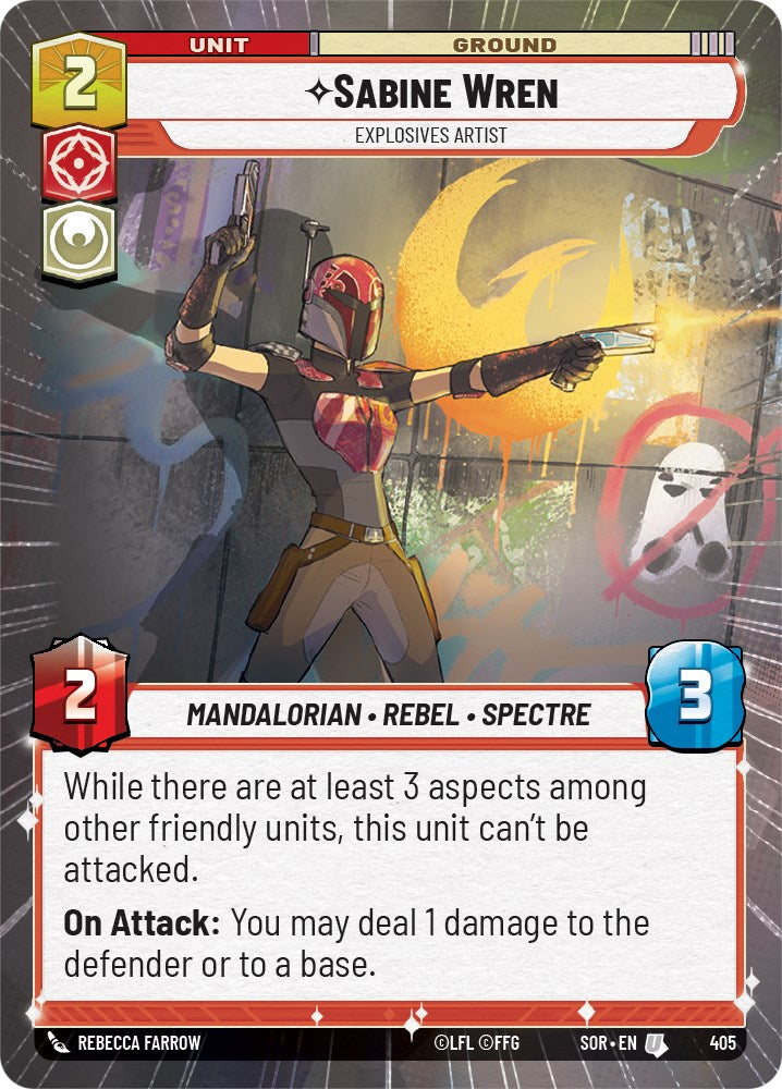 Sabine Wren - Explosives Artist (Hyperspace) (405) [Spark of Rebellion] | Fandemonia Ltd