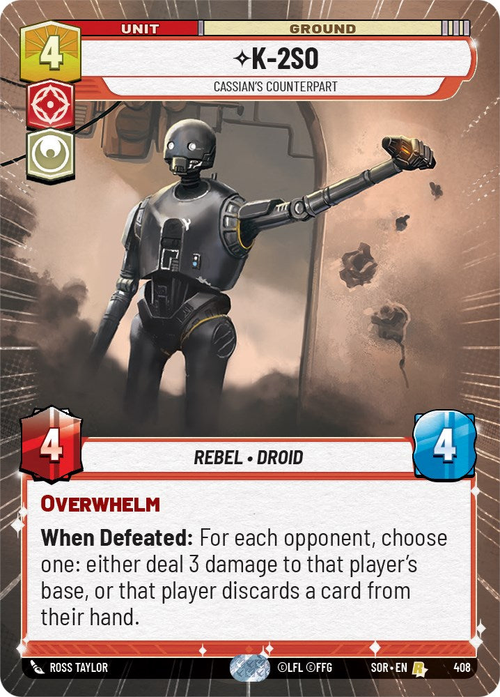 K-2SO - Cassian's Counterpart (Hyperspace) (408) [Spark of Rebellion] | Fandemonia Ltd