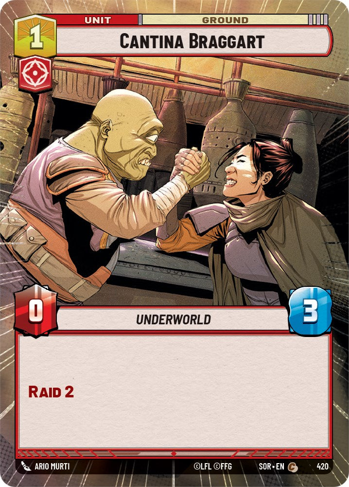 Cantina Braggart (Hyperspace) (420) [Spark of Rebellion] | Fandemonia Ltd