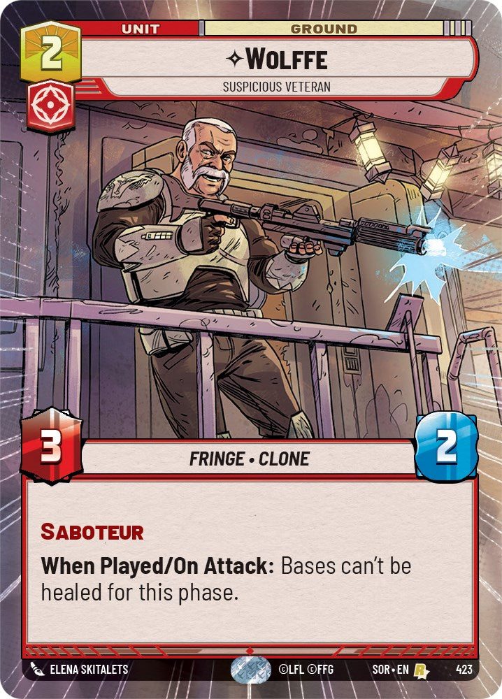Wolffe - Suspicious Veteran (Hyperspace) (423) [Spark of Rebellion] | Fandemonia Ltd
