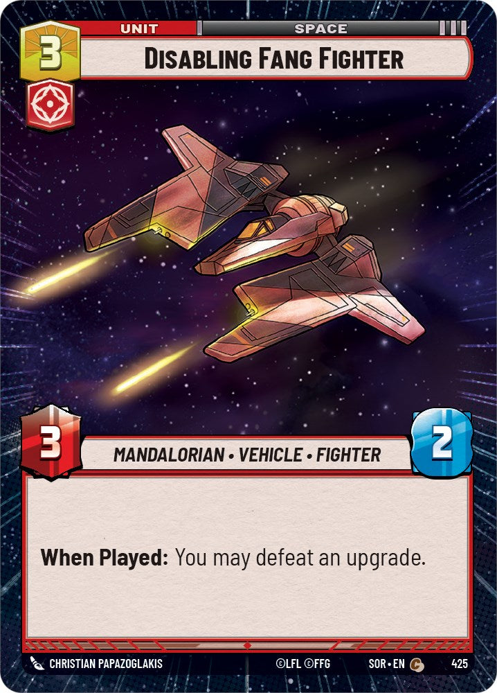 Disabling Fang Fighter (Hyperspace) (425) [Spark of Rebellion] | Fandemonia Ltd