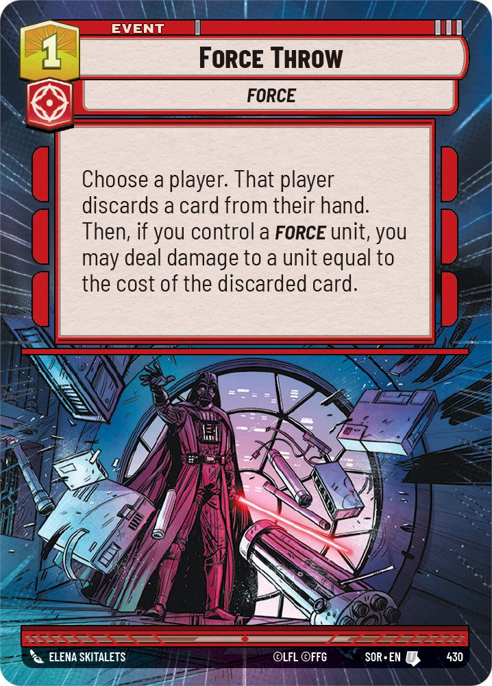Force Throw (Hyperspace) (430) [Spark of Rebellion] | Fandemonia Ltd