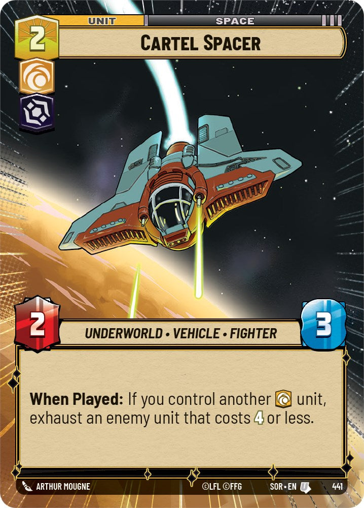 Cartel Spacer (Hyperspace) (441) [Spark of Rebellion] | Fandemonia Ltd