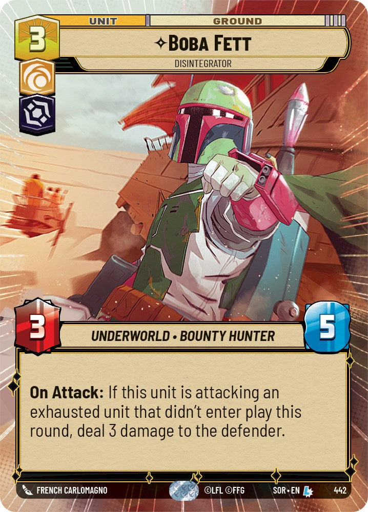 Boba Fett - Disintegrator (Hyperspace) (442) [Spark of Rebellion] | Fandemonia Ltd