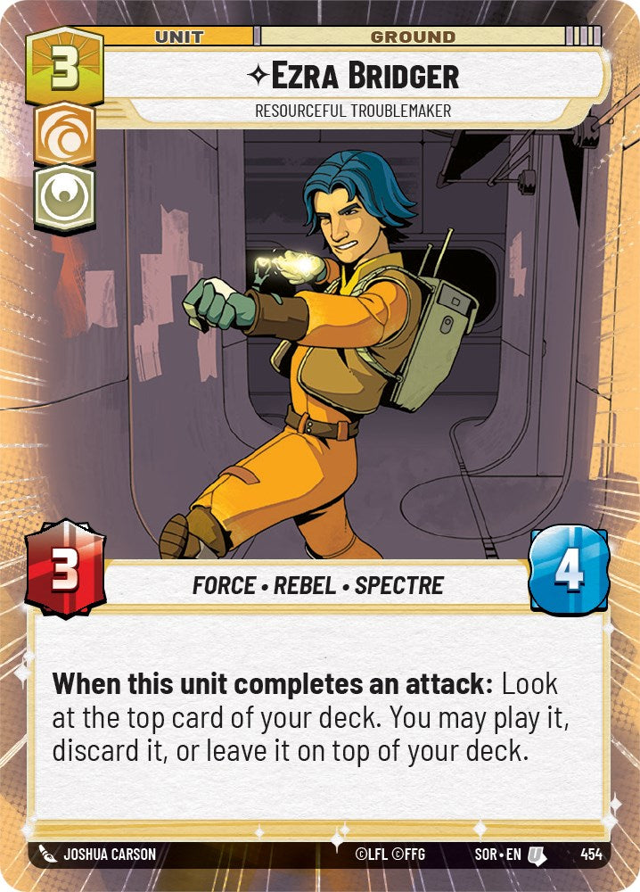 Ezra Bridger - Resourceful Troublemaker (Hyperspace) (454) [Spark of Rebellion] | Fandemonia Ltd