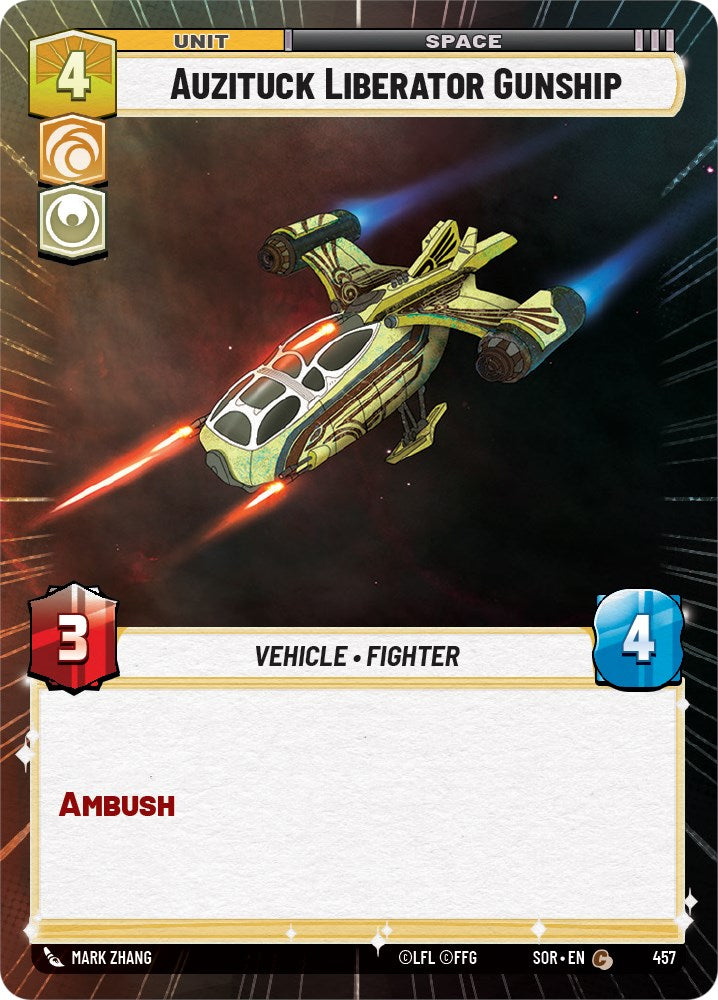Auzituck Liberator Gunship (Hyperspace) (457) [Spark of Rebellion] | Fandemonia Ltd