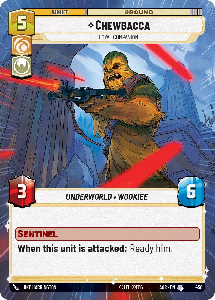 Chewbacca - Loyal Companion (Hyperspace) (458) [Spark of Rebellion] | Fandemonia Ltd