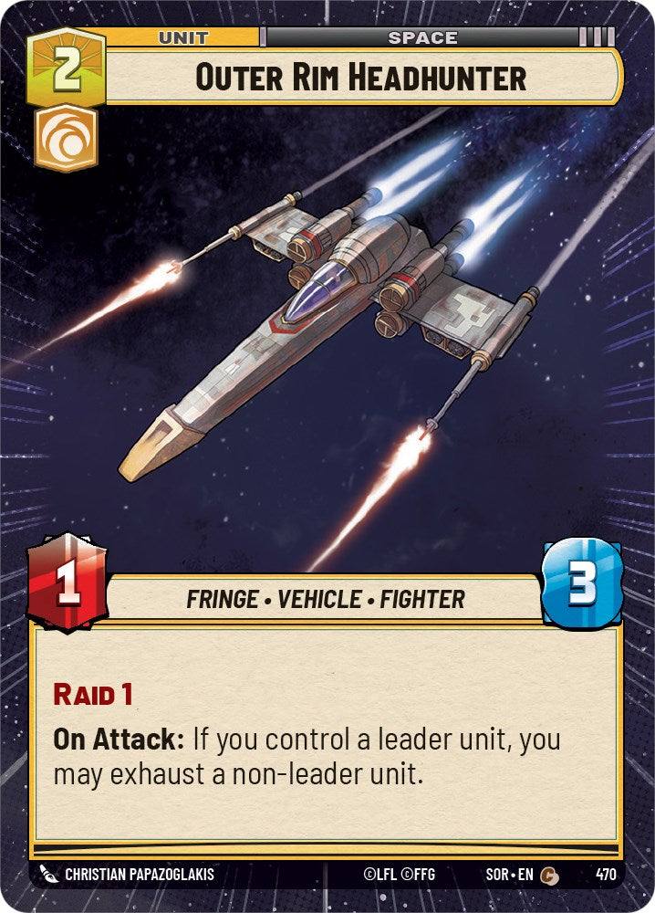 Outer Rim Headhunter (Hyperspace) (470) [Spark of Rebellion] | Fandemonia Ltd