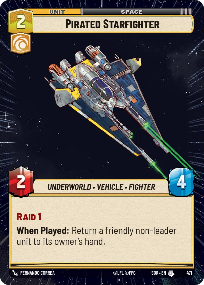 Pirated Starfighter (Hyperspace) (471) [Spark of Rebellion] | Fandemonia Ltd