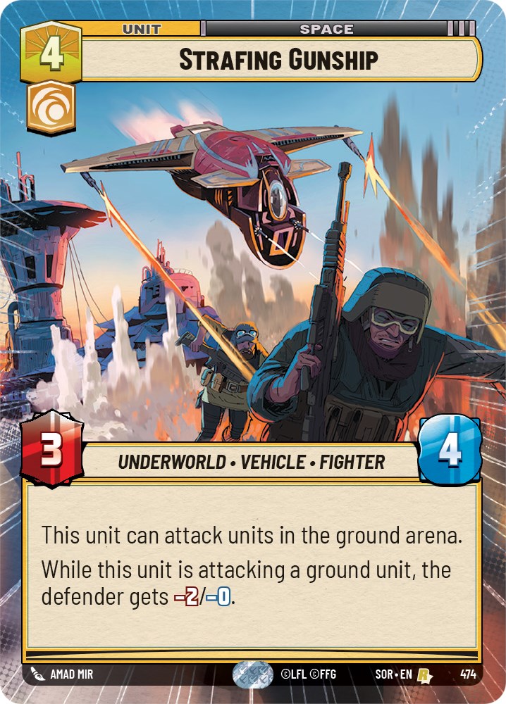 Strafing Gunship (Hyperspace) (474) [Spark of Rebellion] | Fandemonia Ltd