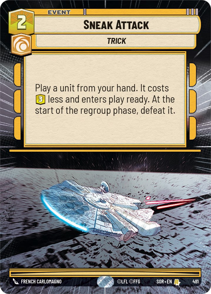 Sneak Attack (Hyperspace) (481) [Spark of Rebellion] | Fandemonia Ltd