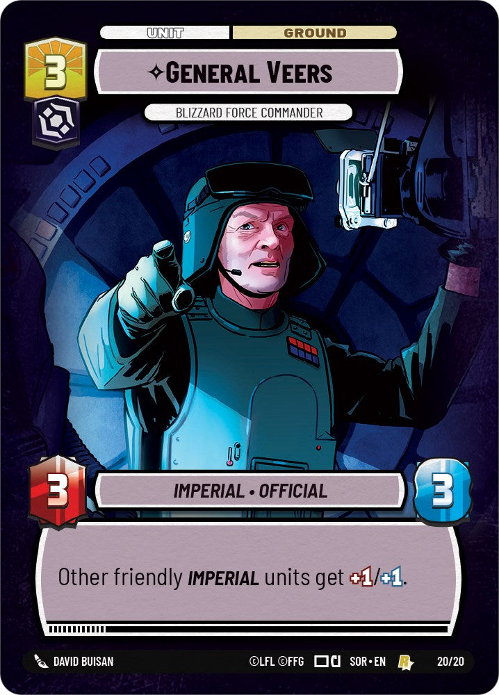 General Veers - Blizzard Force Commander (20/20) [Spark of Rebellion: Weekly Play] | Fandemonia Ltd