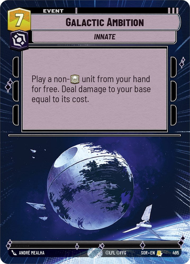 Galactic Ambition (Hyperspace) (495) [Spark of Rebellion] | Fandemonia Ltd