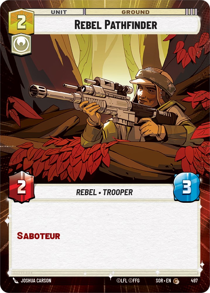 Rebel Pathfinder (Hyperspace) (497) [Spark of Rebellion] | Fandemonia Ltd