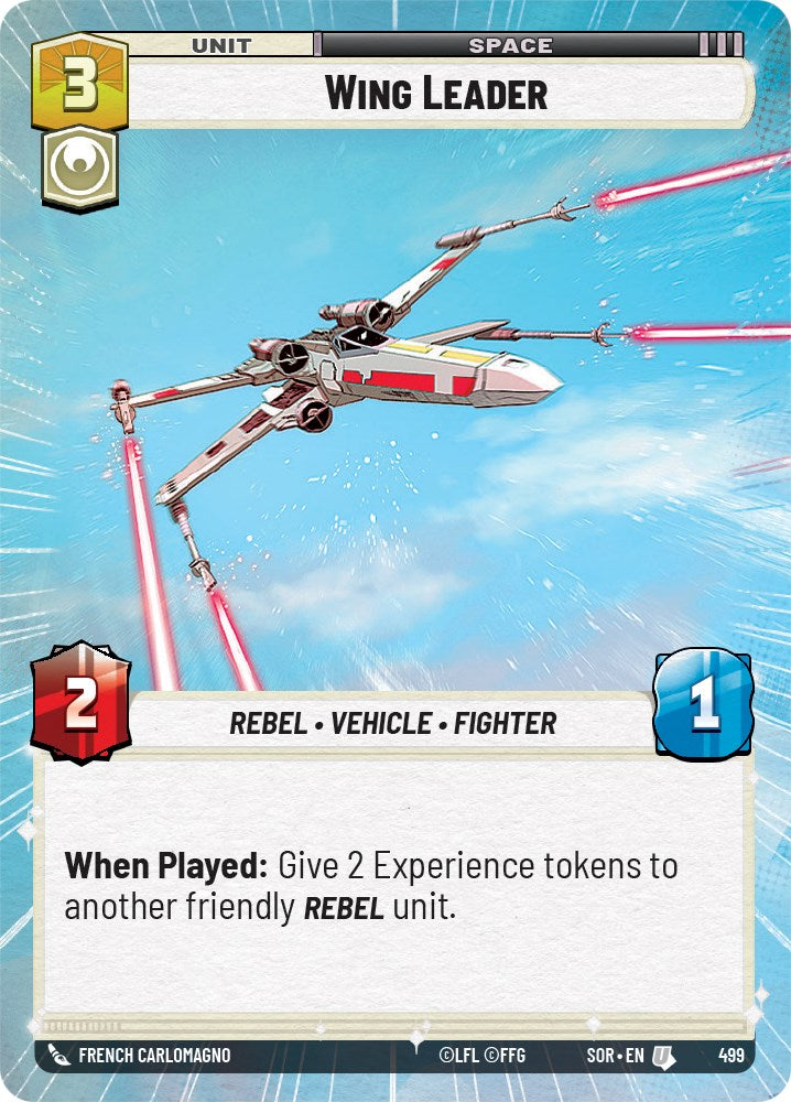 Wing Leader (Hyperspace) (499) [Spark of Rebellion] | Fandemonia Ltd