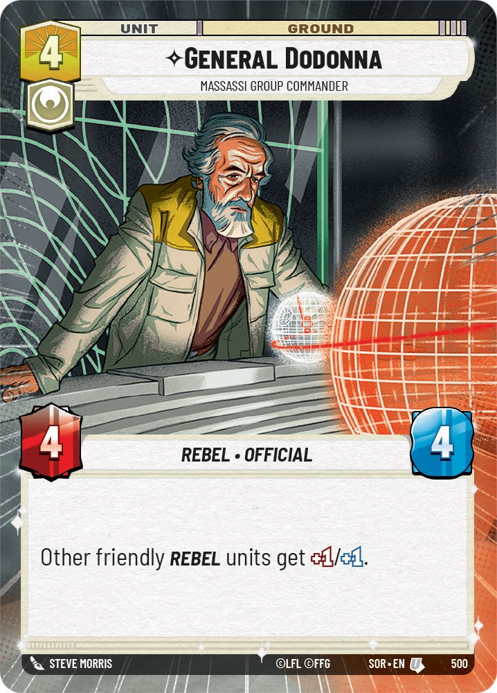 General Dodonna - Massassi Group Commander (Hyperspace) (500) [Spark of Rebellion] | Fandemonia Ltd
