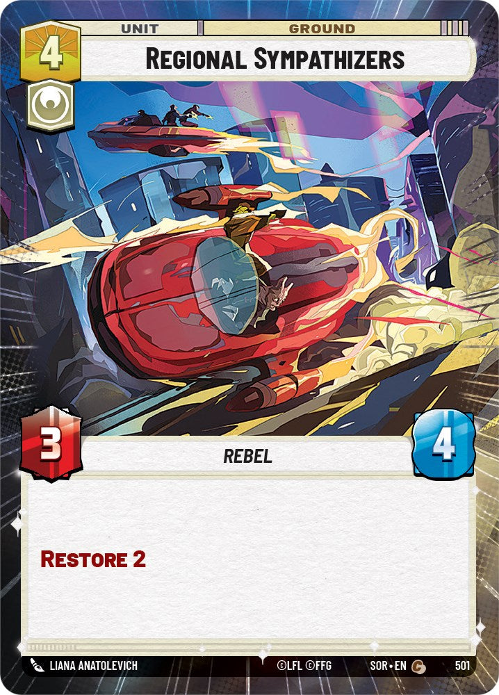 Regional Sympathizers (Hyperspace) (501) [Spark of Rebellion] | Fandemonia Ltd