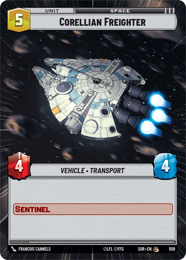 Corellian Freighter (Hyperspace) (508) [Spark of Rebellion] | Fandemonia Ltd