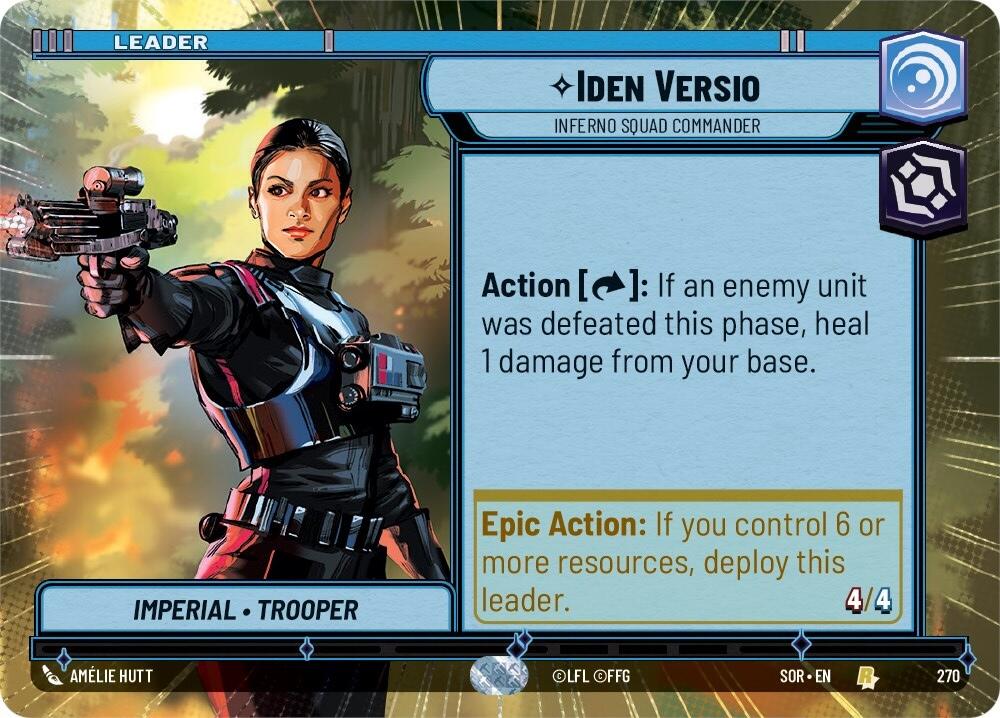 Iden Versio - Inferno Squad Commander (Hyperspace) (270) [Spark of Rebellion] | Fandemonia Ltd