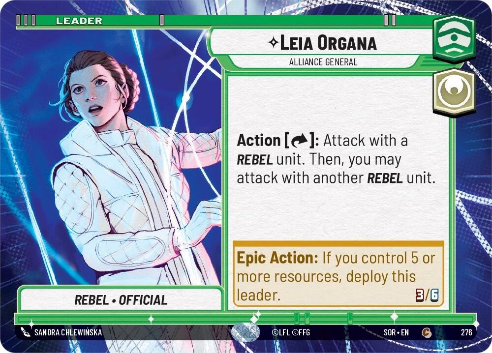 Leia Organa - Alliance General (Hyperspace) (276) [Spark of Rebellion] | Fandemonia Ltd
