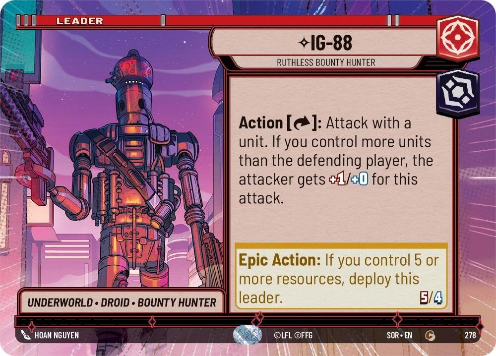 IG-88 - Ruthless Bounty Hunter (Hyperspace) (278) [Spark of Rebellion] | Fandemonia Ltd