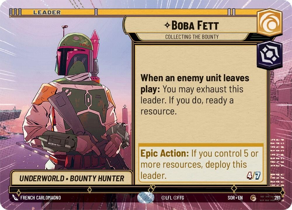 Boba Fett - Collecting the Bounty (Hyperspace) (281) [Spark of Rebellion] | Fandemonia Ltd