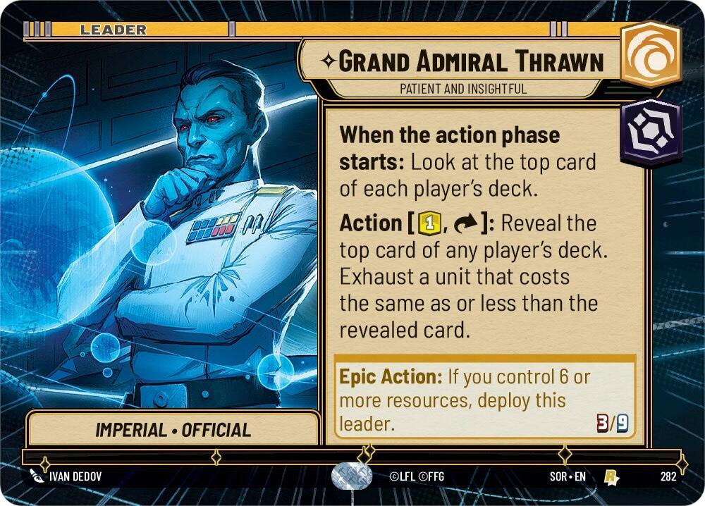 Grand Admiral Thrawn - Patient and Insightful (Hyperspace) (282) [Spark of Rebellion] | Fandemonia Ltd