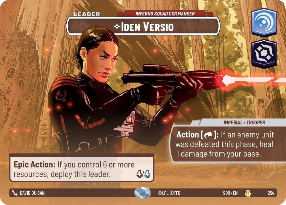 Iden Versio - Inferno Squad Commander (Showcase) (254) [Spark of Rebellion] | Fandemonia Ltd