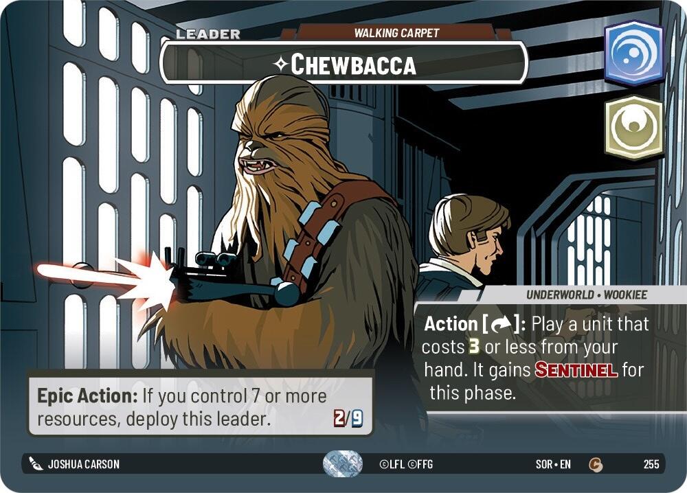 Chewbacca - Walking Carpet (Showcase) (255) [Spark of Rebellion] | Fandemonia Ltd