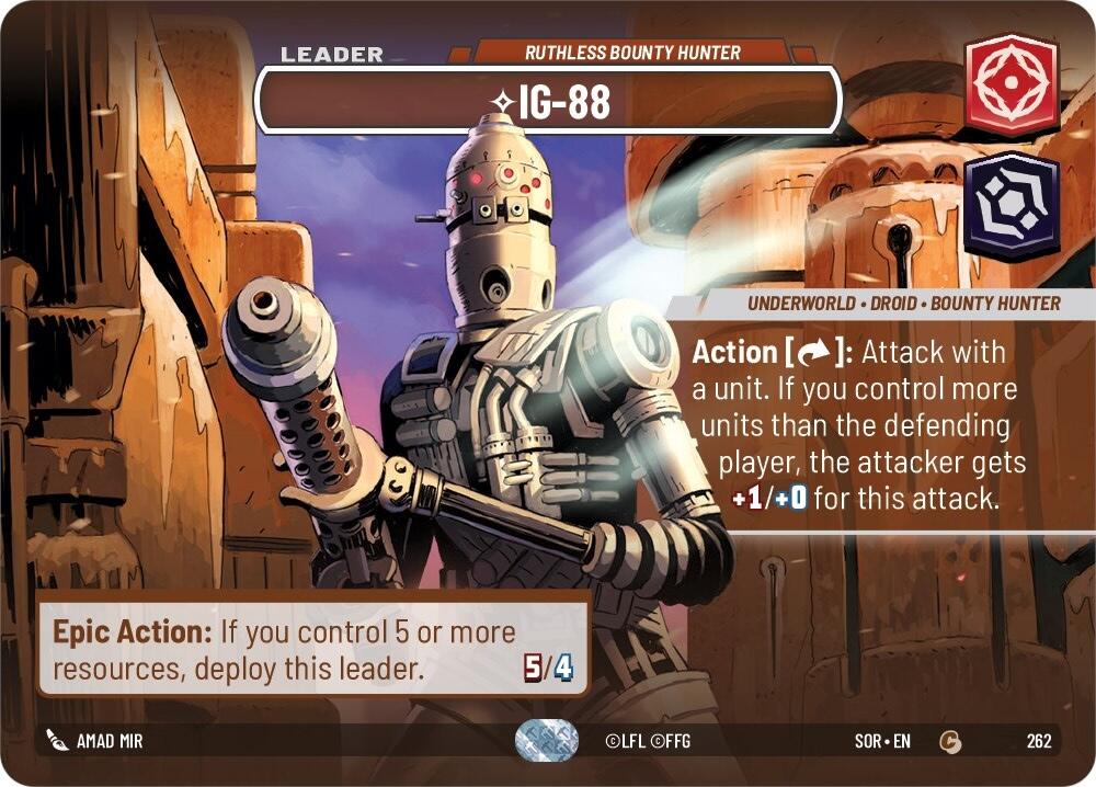 IG-88 - Ruthless Bounty Hunter (Showcase) (262) [Spark of Rebellion] | Fandemonia Ltd