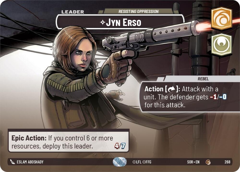 Jyn Erso - Resisting Oppression (Showcase) (268) [Spark of Rebellion] | Fandemonia Ltd