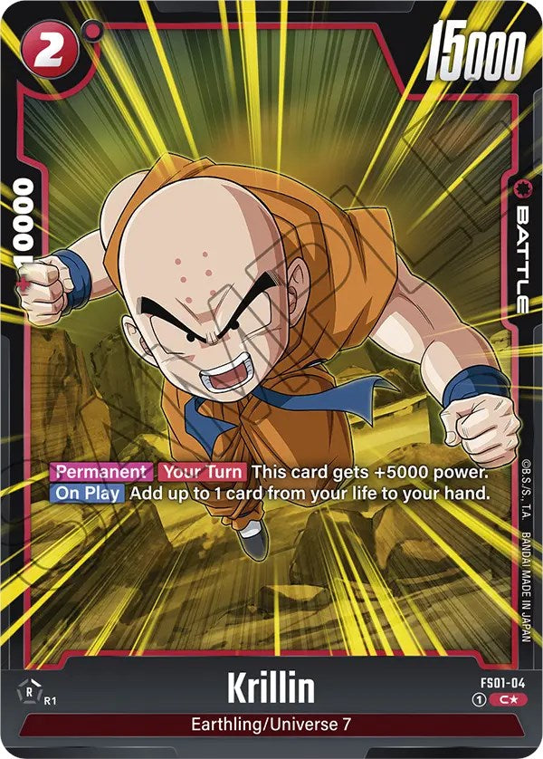 Krillin (Bonus Pack Alternate Art) [Starter Deck: Son Goku] | Fandemonia Ltd