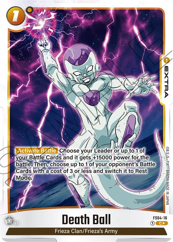 Death Ball (Bonus Pack Alternate Art) [Starter Deck: Frieza] | Fandemonia Ltd