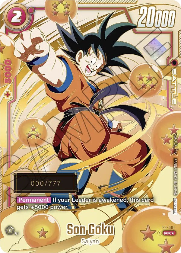 Son Goku (FP-001) (Serial Numbered) [Fusion World Promotion Cards] | Fandemonia Ltd