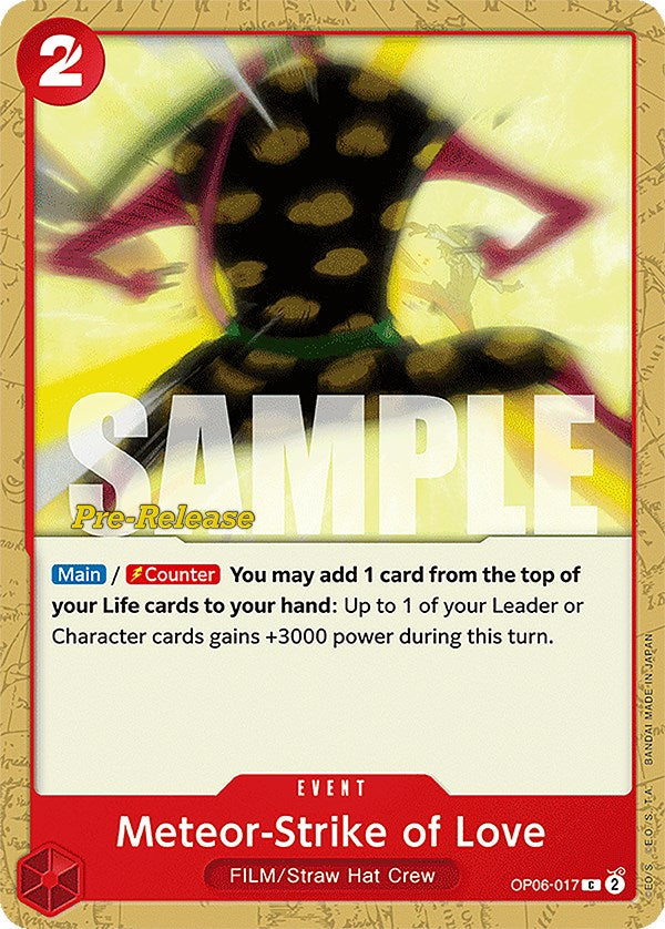 Meteor-Strike of Love [Wings of the Captain Pre-Release Cards] | Fandemonia Ltd