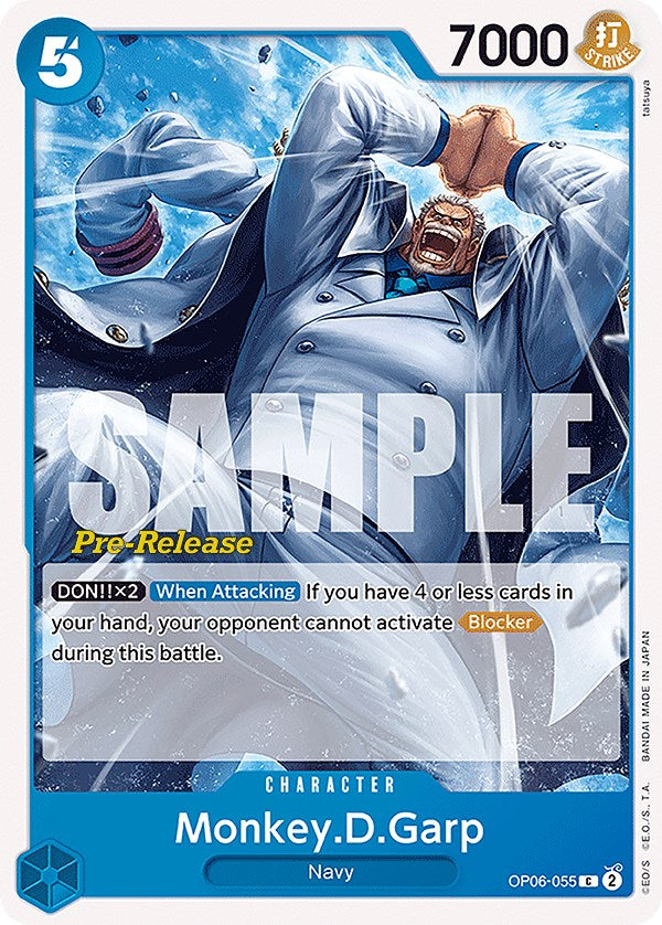 Monkey.D.Garp [Wings of the Captain Pre-Release Cards] | Fandemonia Ltd