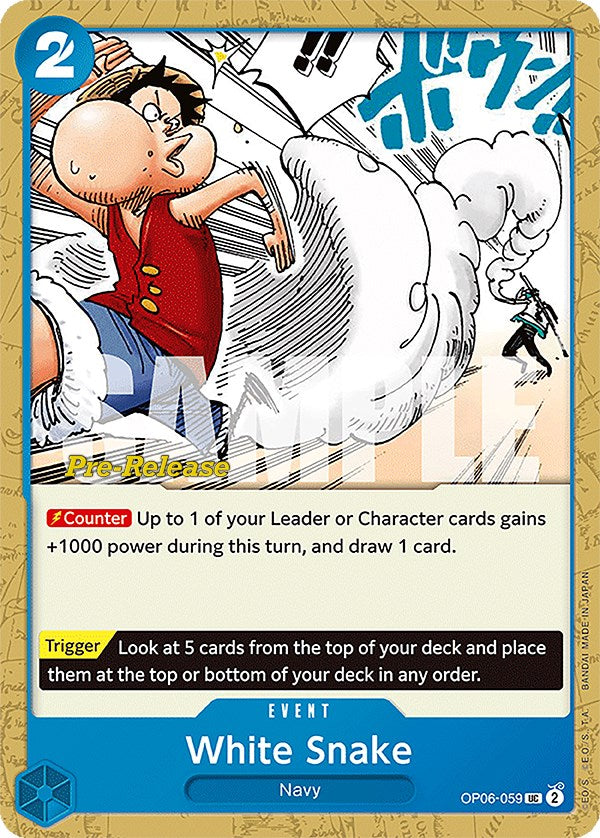 White Snake [Wings of the Captain Pre-Release Cards] | Fandemonia Ltd
