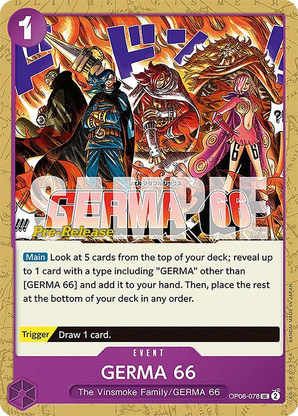 GERMA 66 [Wings of the Captain Pre-Release Cards] | Fandemonia Ltd