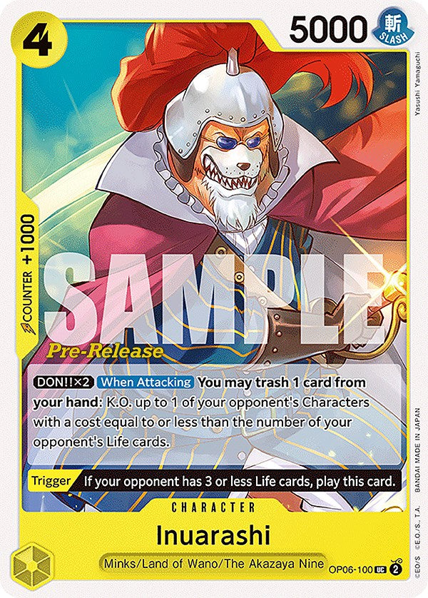 Inuarashi [Wings of the Captain Pre-Release Cards] | Fandemonia Ltd