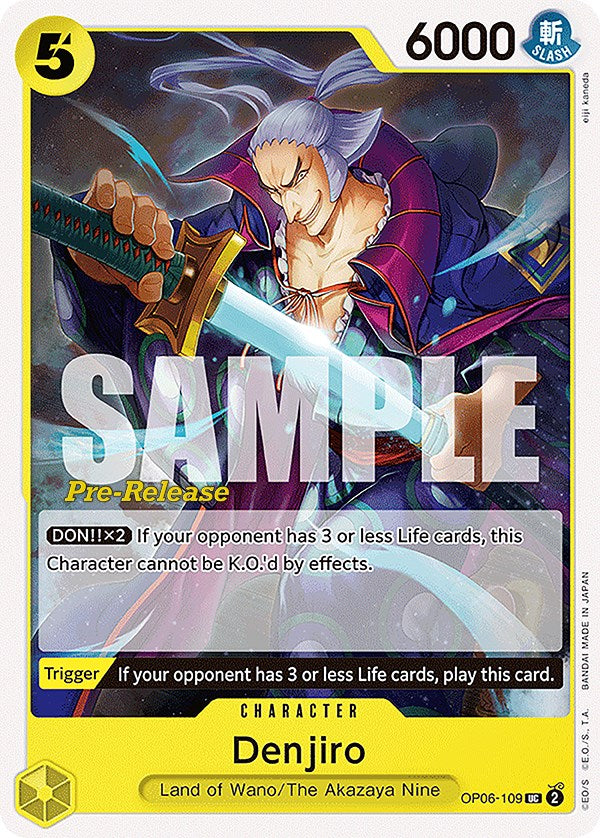 Denjiro [Wings of the Captain Pre-Release Cards] | Fandemonia Ltd
