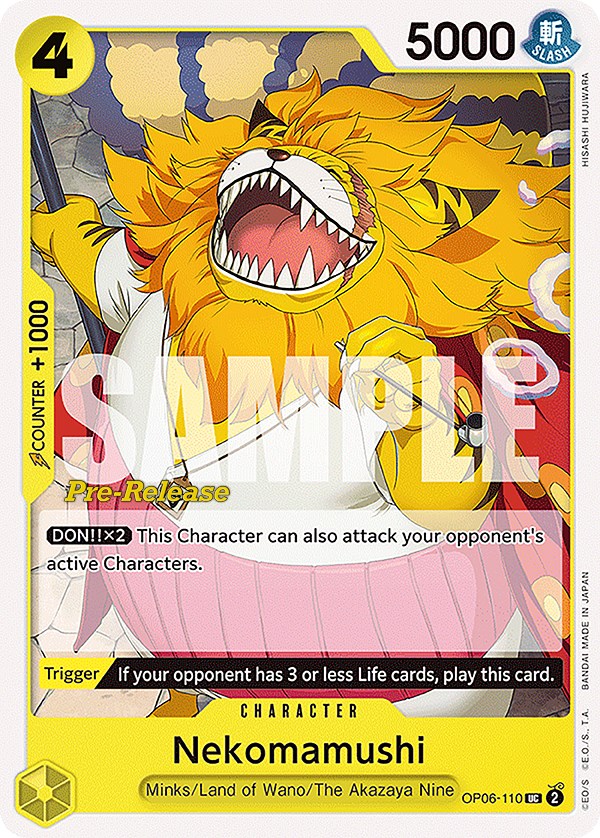 Nekomamushi [Wings of the Captain Pre-Release Cards] | Fandemonia Ltd