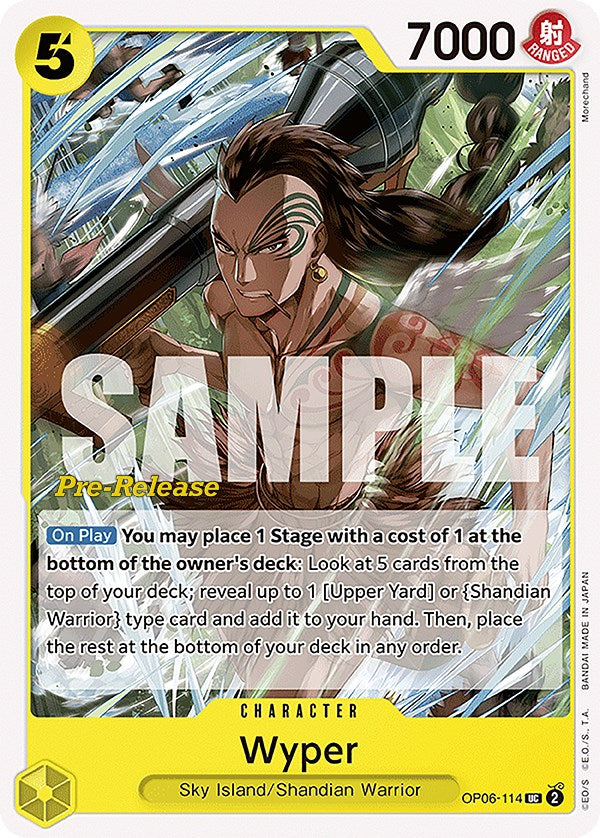 Wyper [Wings of the Captain Pre-Release Cards] | Fandemonia Ltd