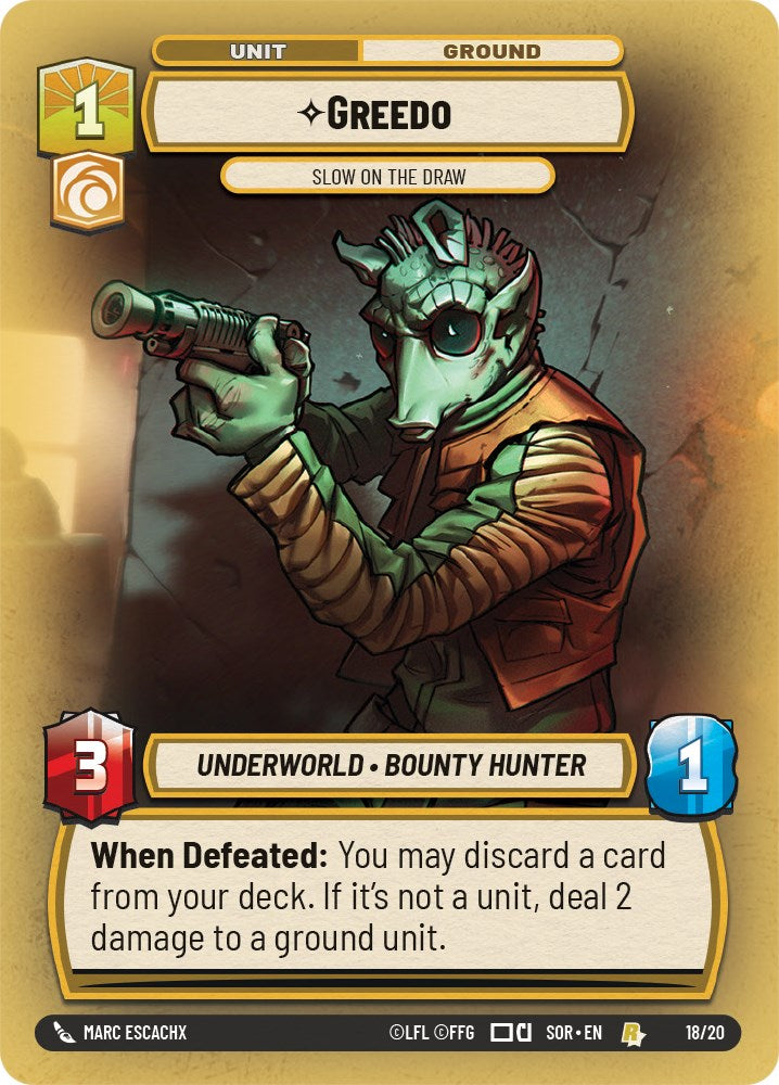 Greedo - Slow on the Draw (18/20) [Spark of Rebellion: Weekly Play] | Fandemonia Ltd