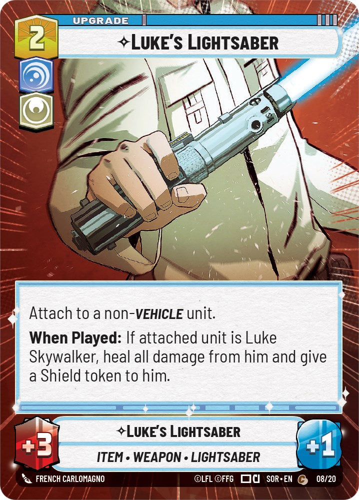 Luke's Lightsaber (Hyperspace) (8/20) [Spark of Rebellion: Weekly Play] | Fandemonia Ltd